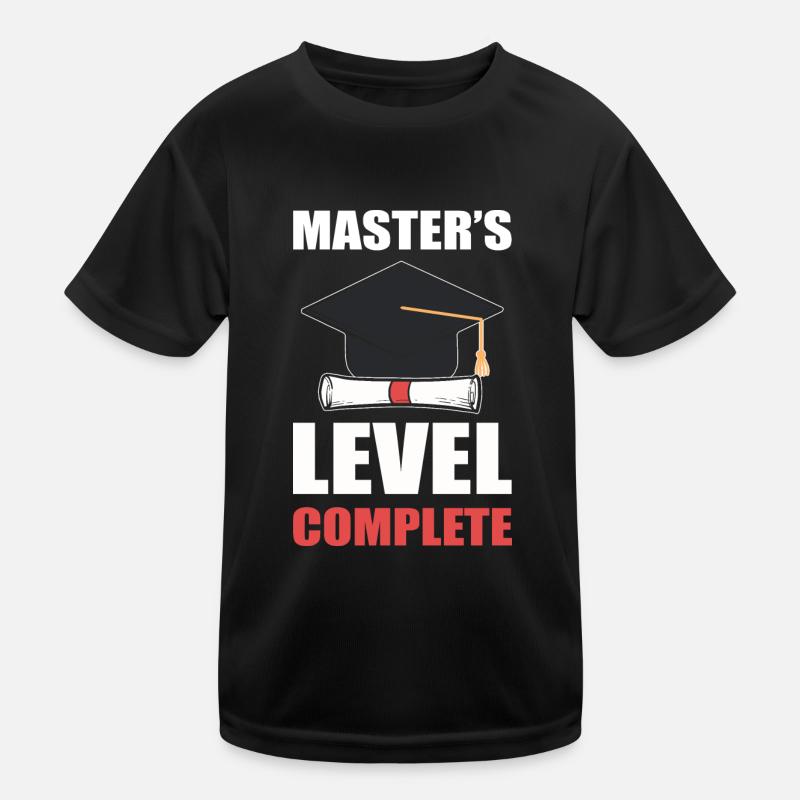 Master Studium Abschlussfeier Kinder Funktions-T-Shirt