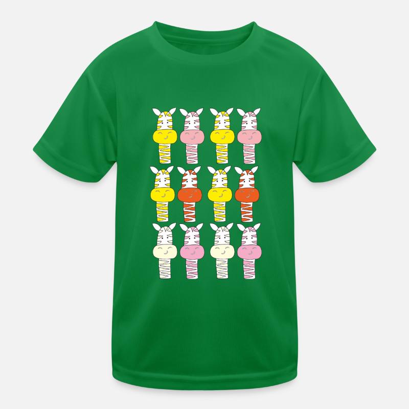 zebra muster Kinder Funktions-T-Shirt