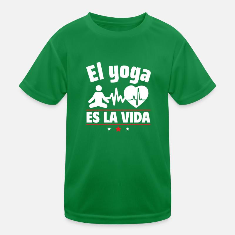 Le yoga, c’est la vie T-shirt sport Enfant
