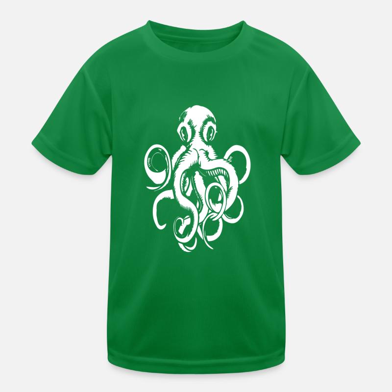 Kraken - Octopus Kids Functional T-Shirt