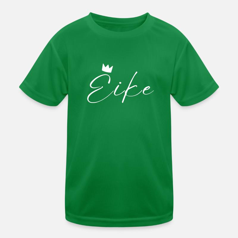 Eike Name mit E Jungenname Junge Geburt Baby Boy Kinder Funktions-T-Shirt