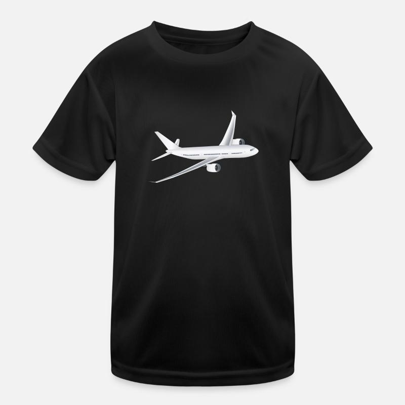 Flugzeug Kinder Funktions-T-Shirt