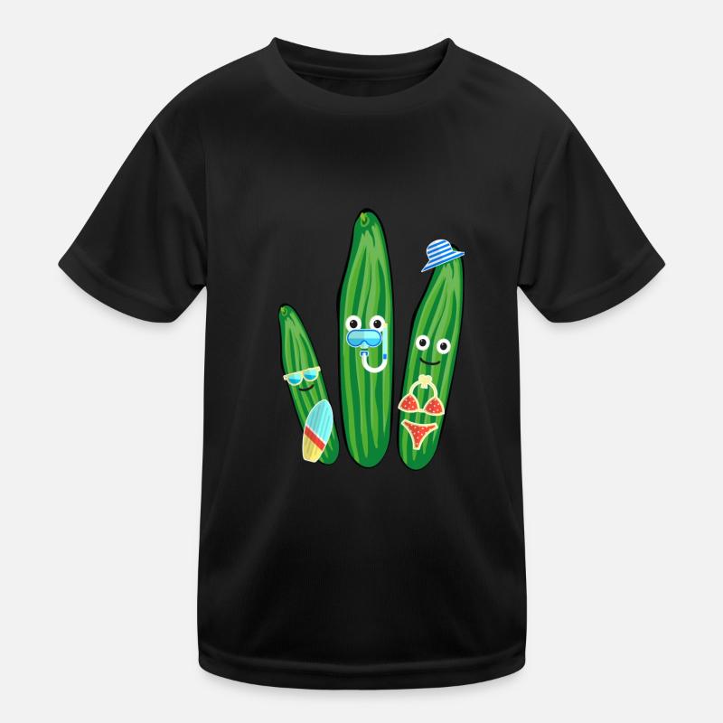 Vacation, Vacation, Cucumbers, Family, Diving Kids Functional T-Shirt