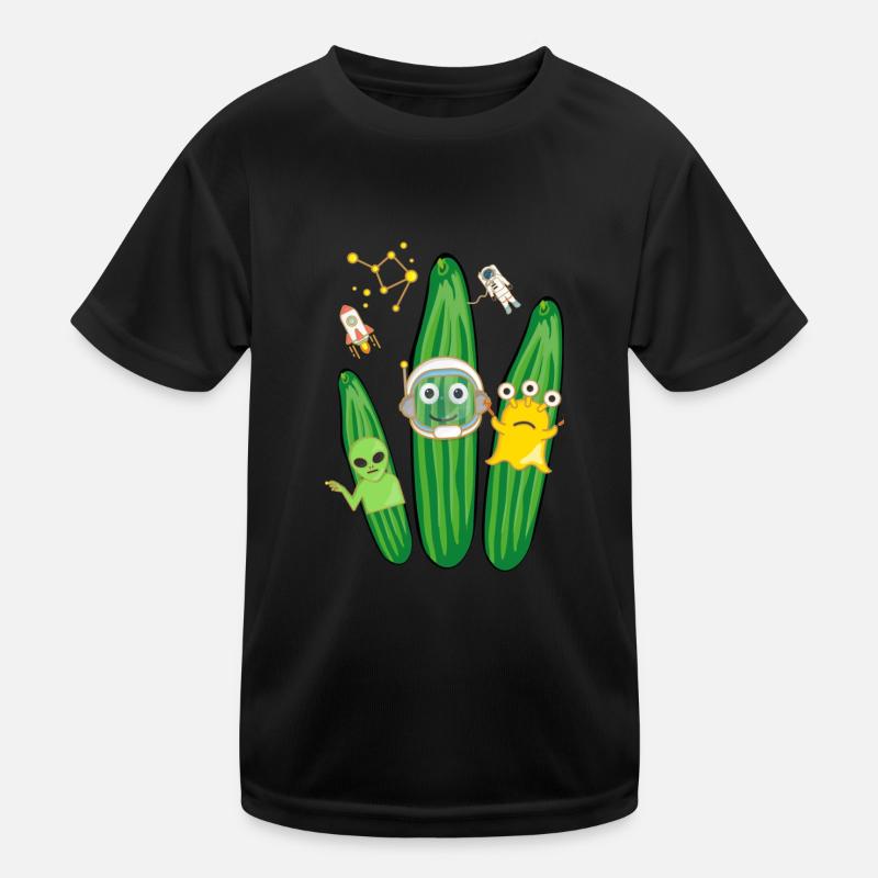 Trio de concombre,Concombre,Concombre,Concombre,Concombre,Concombre,Espace, Alien T-shirt sport Enfant