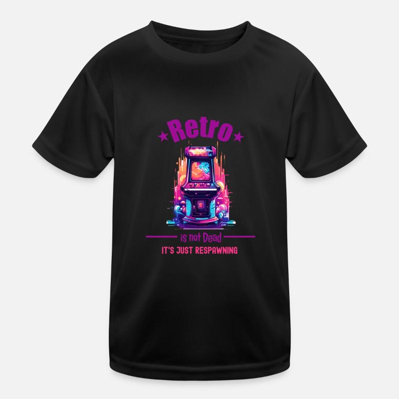 Retro Gaming Arcade Geschenk Kinder Funktions-T-Shirt