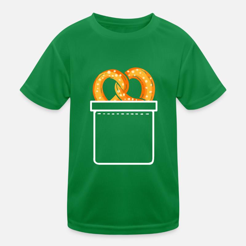 Brezel Kinder Funktions-T-Shirt