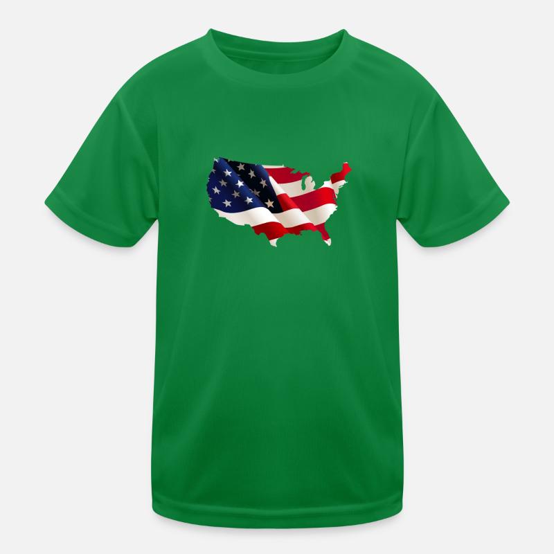 États-Unis T-shirt sport Enfant