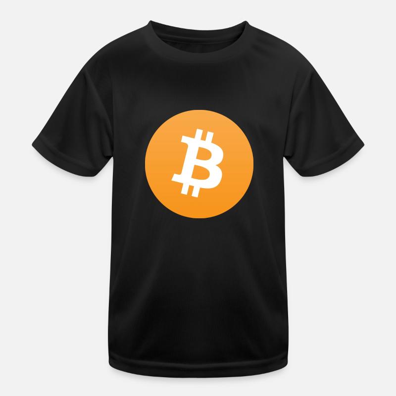 logo bitcoin T-shirt sport Enfant