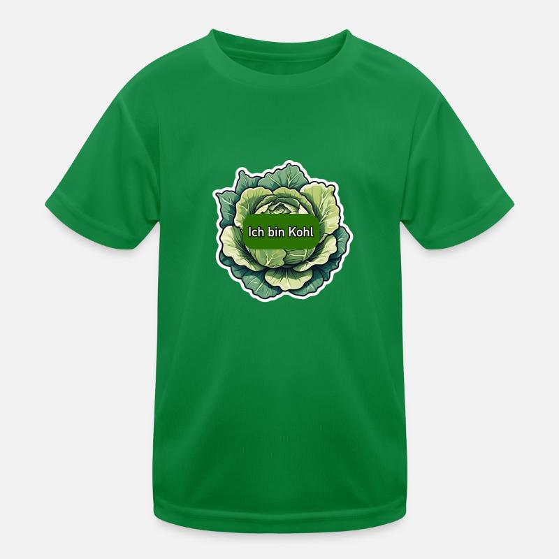 Kohlkopf - Ich bin Kohl Kinder Funktions-T-Shirt