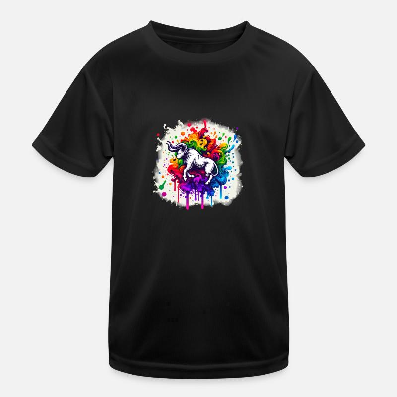 Zodiac: Stier Kinder Funktions-T-Shirt