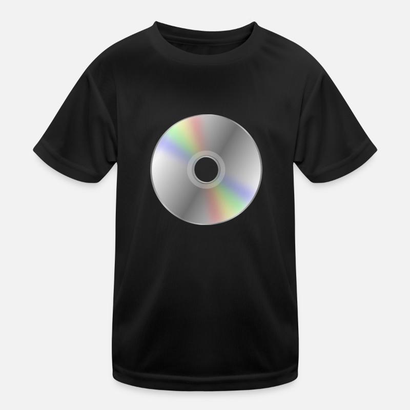Retro DVD / CD Nostalgie Kinder Funktions-T-Shirt