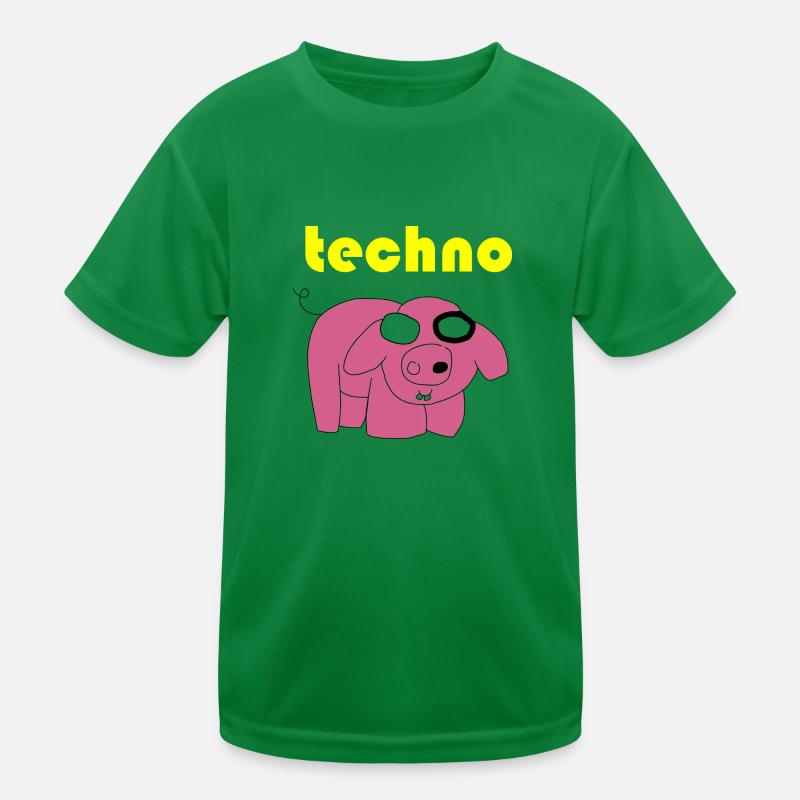 techno sau Kinder Funktions-T-Shirt