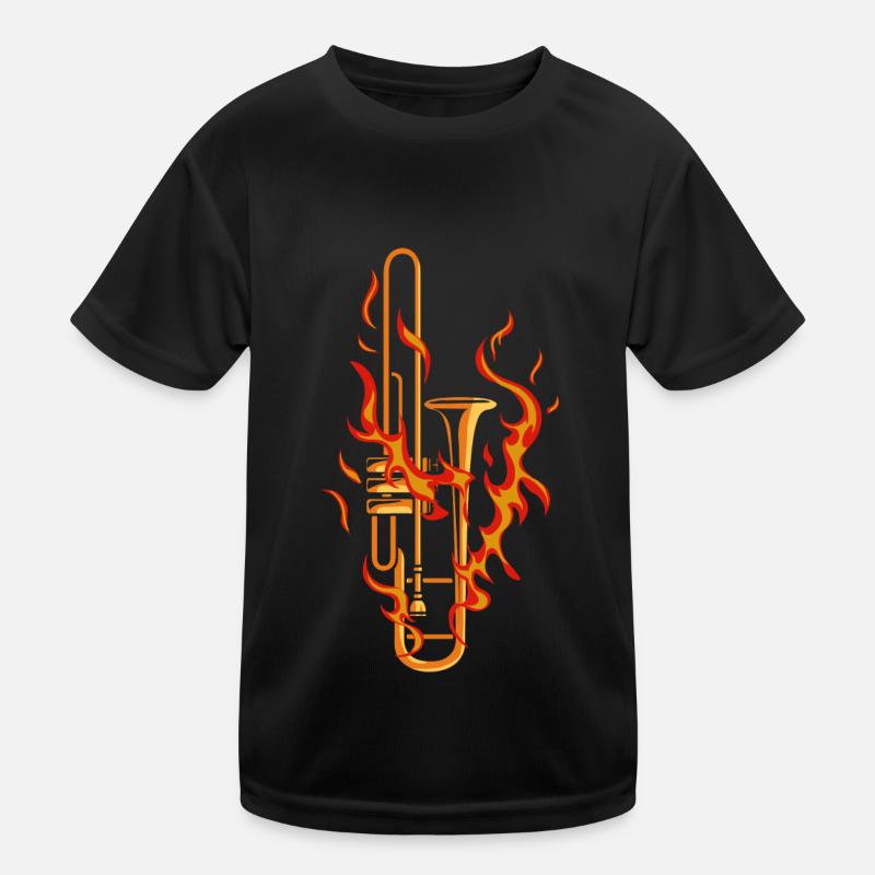 Posaune Kinder Funktions-T-Shirt