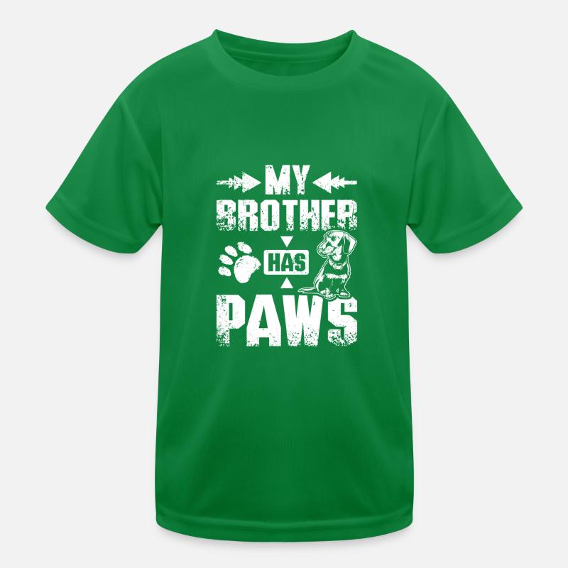 Mon frère a des pattes teckel T-shirt sport Enfant