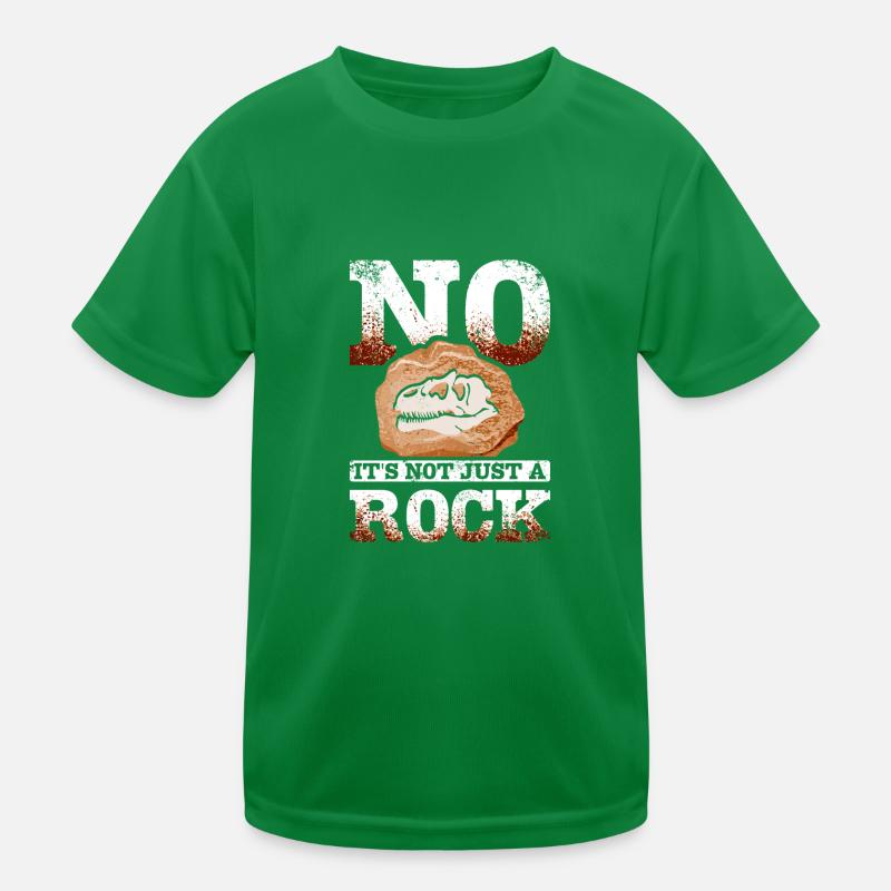 Drôle de paléontologue non ce n’est pas juste un rocher T-shirt sport Enfant