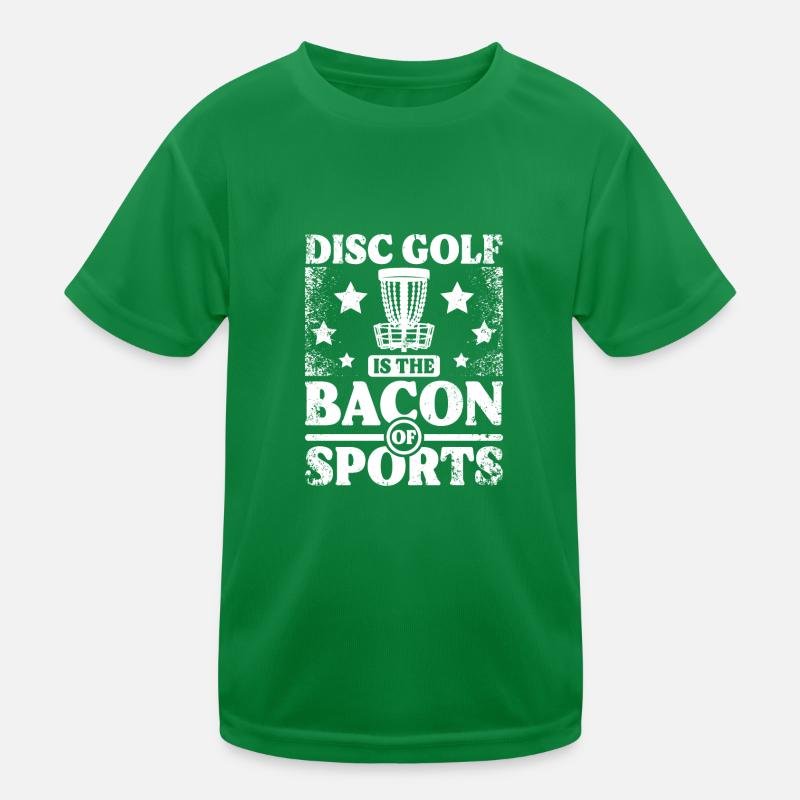 Le disc golf est le bacon du sport T-shirt sport Enfant