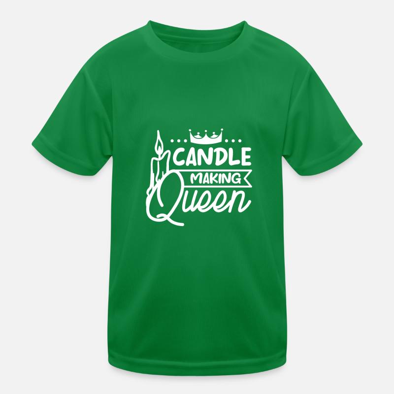 Candle making Queen Kinder Funktions-T-Shirt