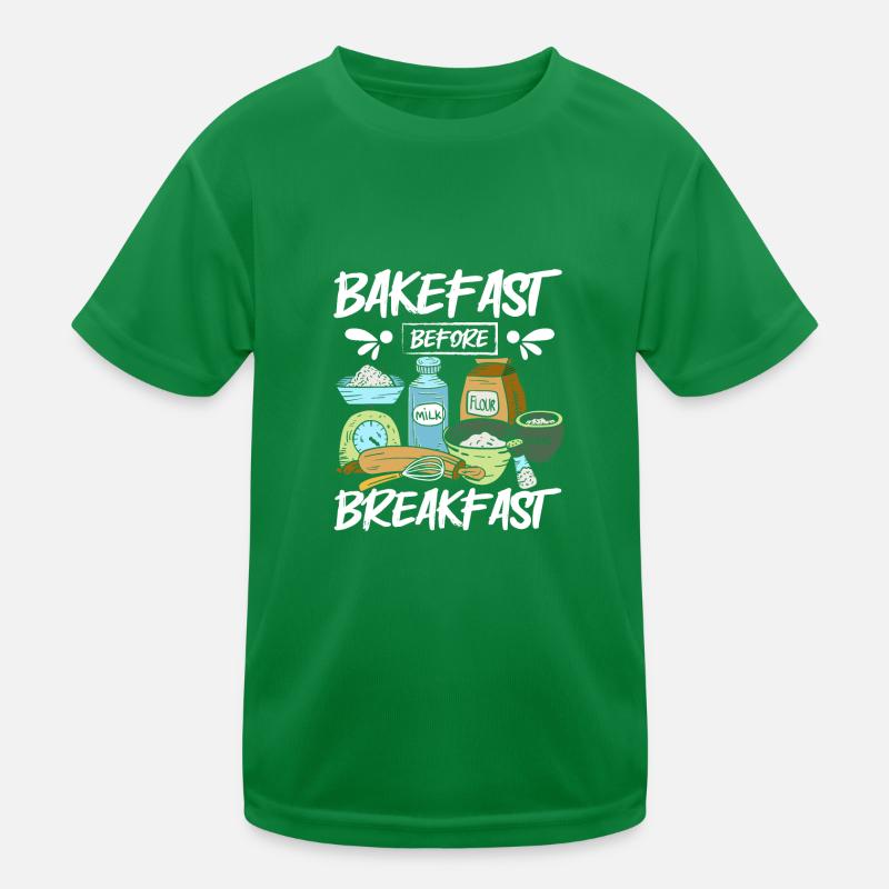 Cuisson du pain avant le petit-déjeuner T-shirt sport Enfant