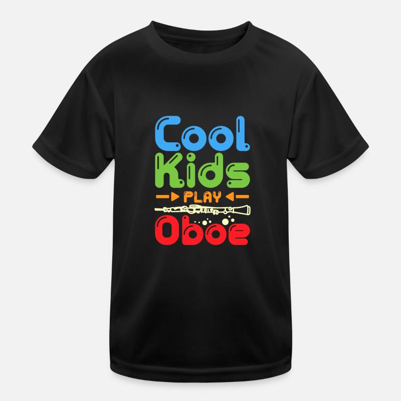 For children Cool kids play oboe Kids Functional T-Shirt