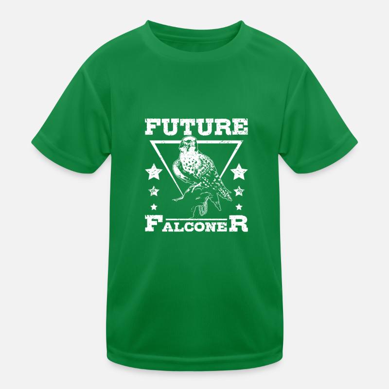 Future Falconry Falconer Kinder Funktions-T-Shirt