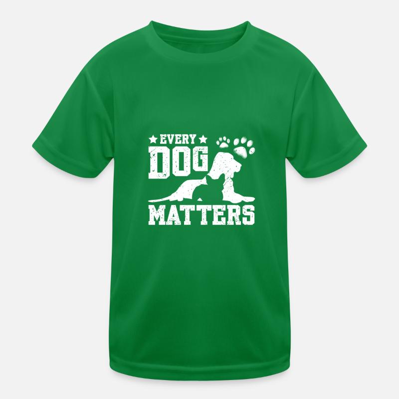 Sauvetage de chiens Chaque chien compte T-shirt sport Enfant