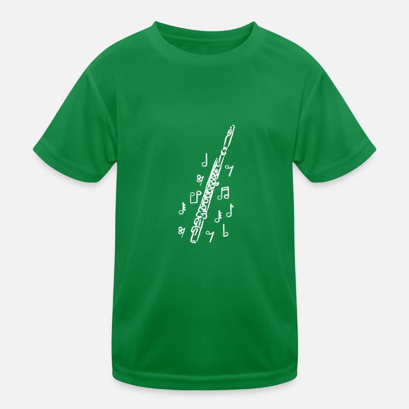 Flûte dessinée peinte T-shirt sport Enfant