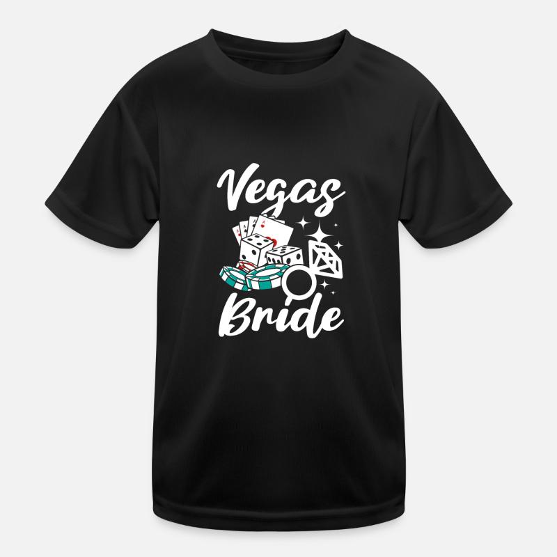 Bridal Shower Team Bride Bridesmaid Vegas Bride Kinder Funktions-T-Shirt
