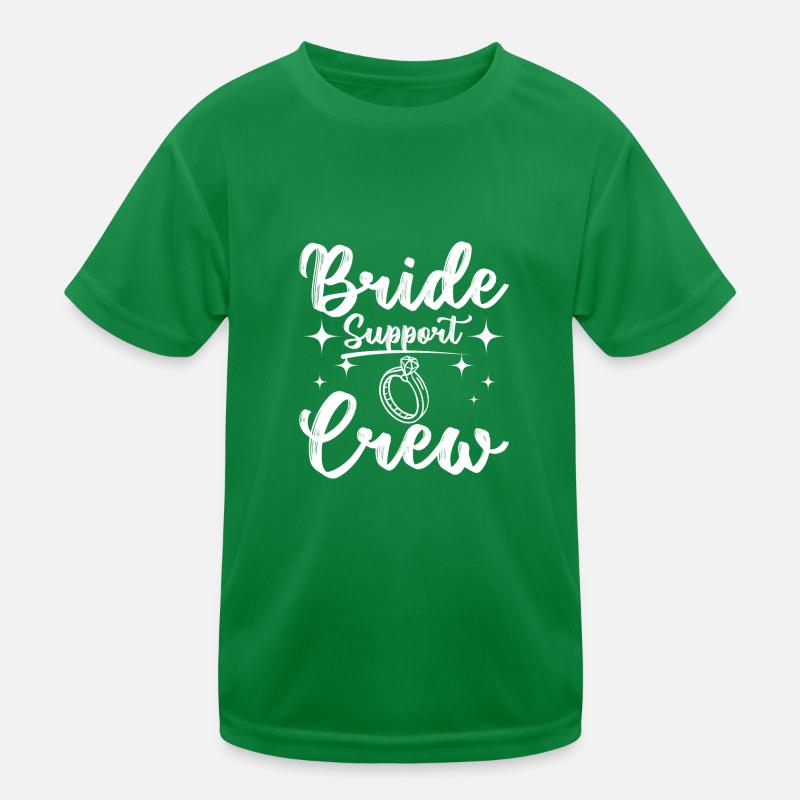 Équipe Bride Demoiselle d’honneur Bride Bride Support Crew T-shirt sport Enfant