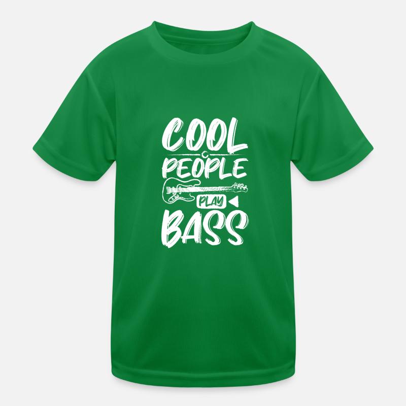 Les gens cool jouent de la basse T-shirt sport Enfant