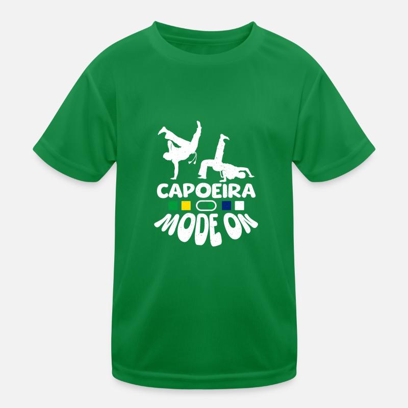Capoeira mode on Kinder Funktions-T-Shirt