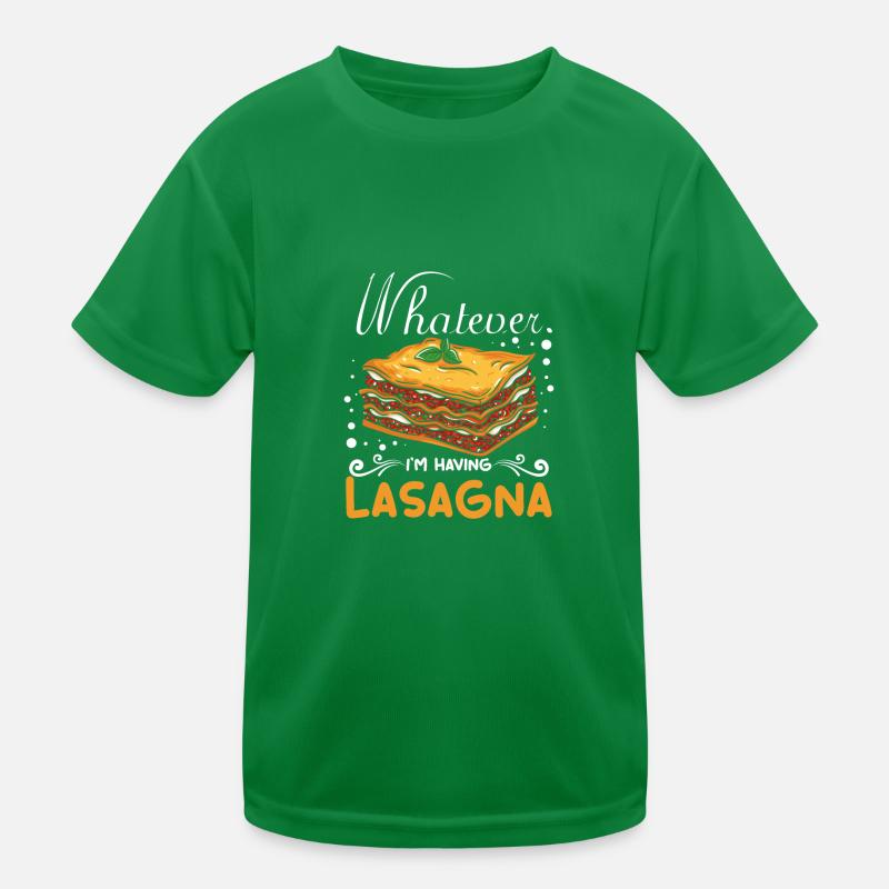 Whatever I'm having Lasagna Kinder Funktions-T-Shirt
