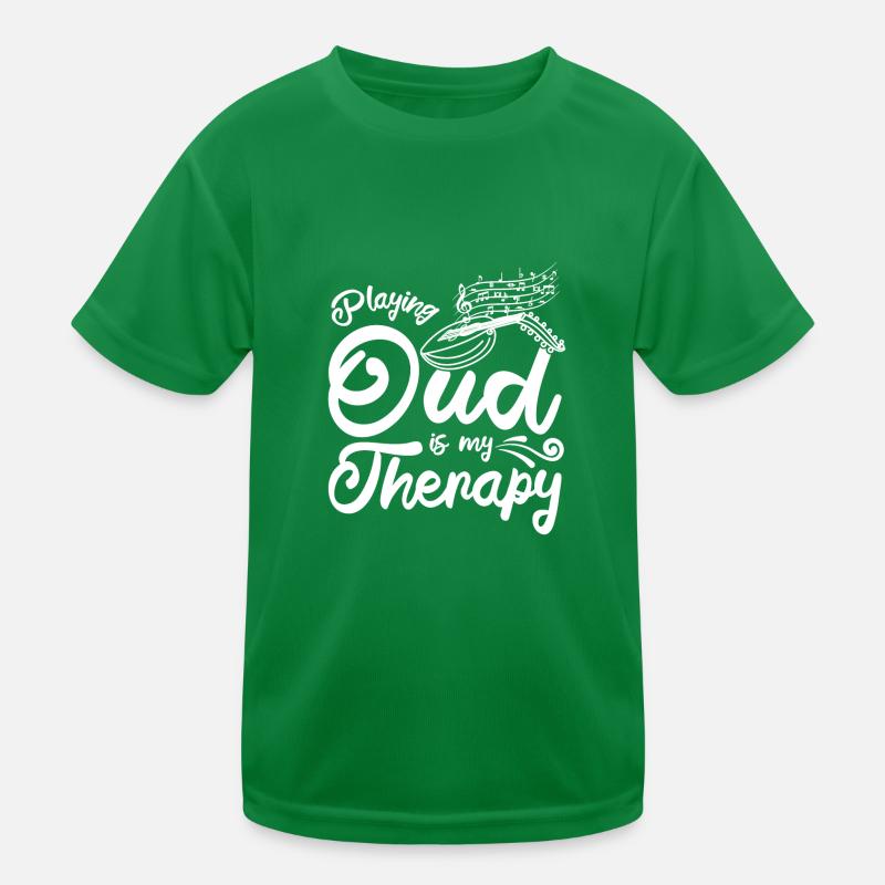 Playing Oud is my therapy Kids Functional T-Shirt