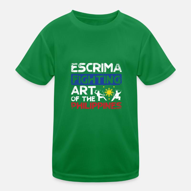 Escrima art de combat des philippines T-shirt sport Enfant