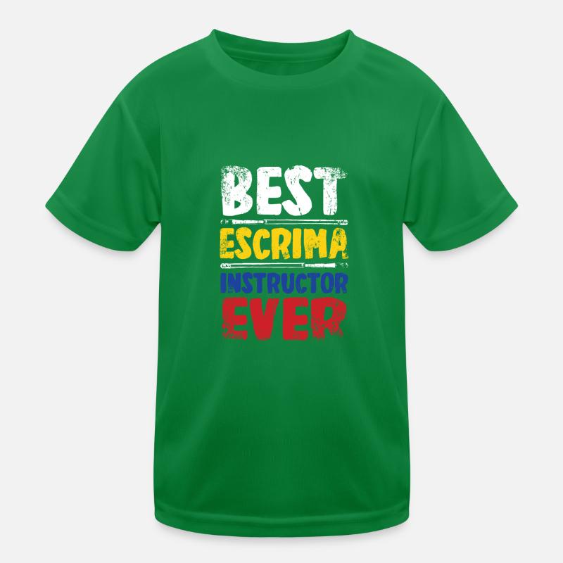Best Escrima Instructore Ever Kinder Funktions-T-Shirt