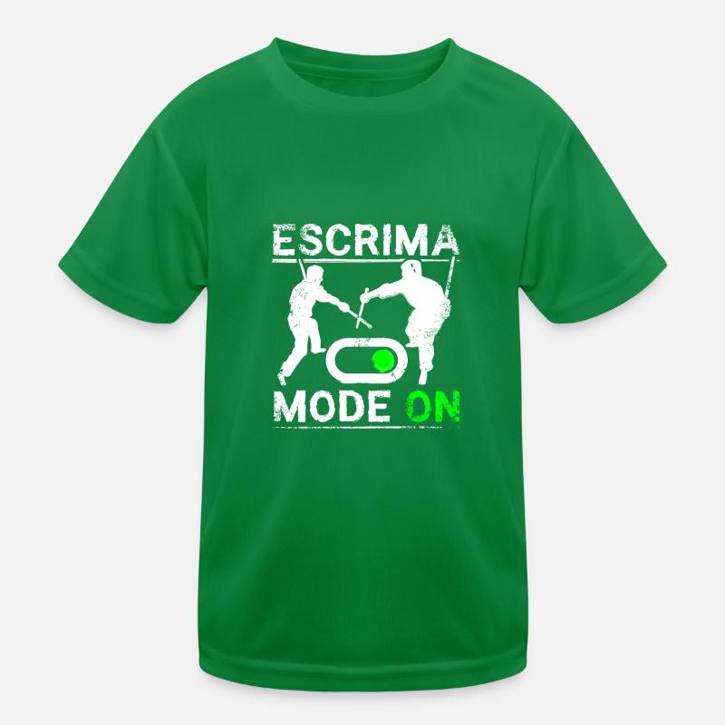 Escrima mode on Kinder Funktions-T-Shirt