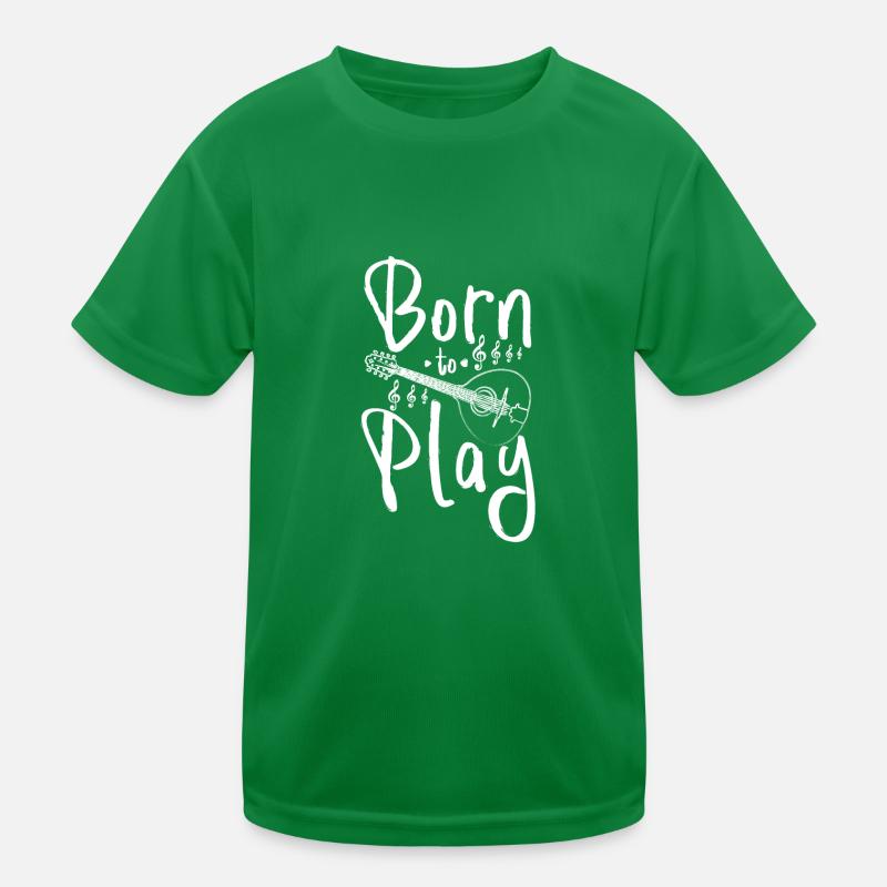 Né pour jouer de la mandoline T-shirt sport Enfant