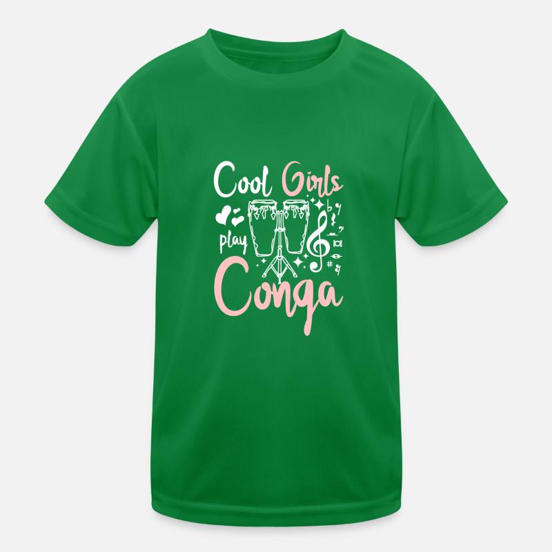 Les filles cool jouent à la conga T-shirt sport Enfant