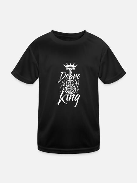 Dobro King - Kids Functional T-Shirt - black - Front