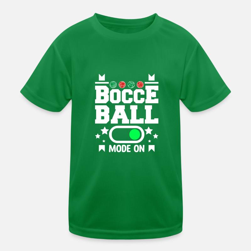 Bocce Ball mode on Kinder Funktions-T-Shirt