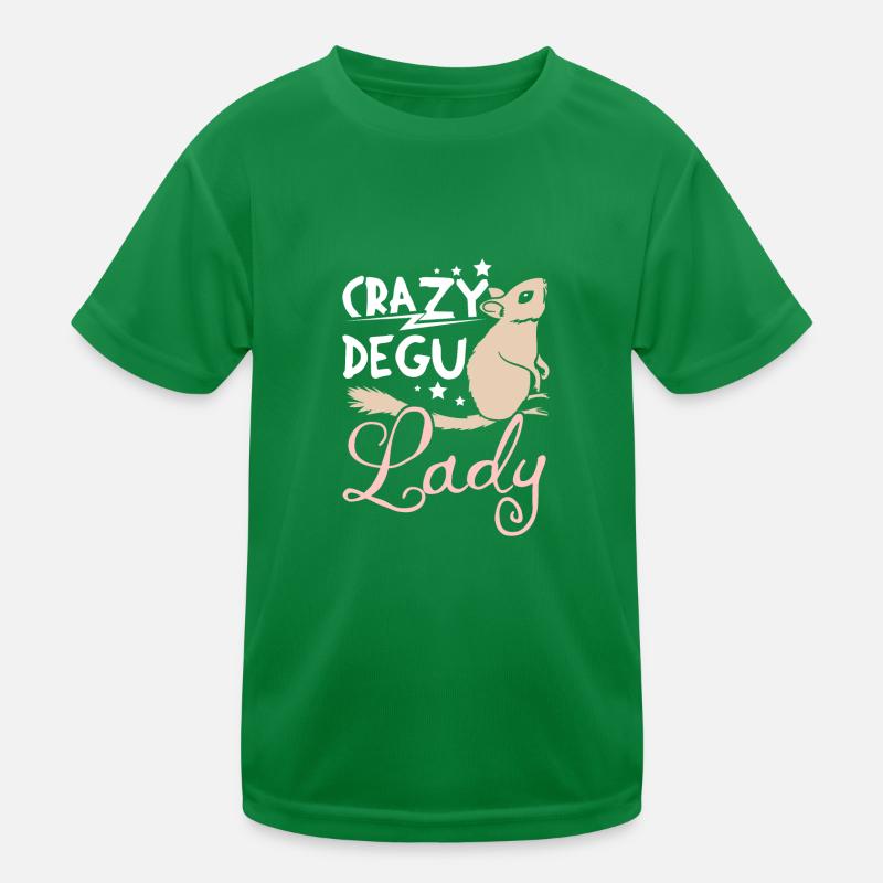Fille Folle degu lady T-shirt sport Enfant