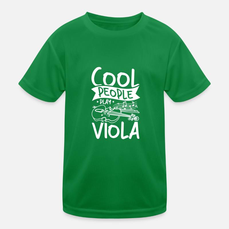 Cool people play viola Kinder Funktions-T-Shirt