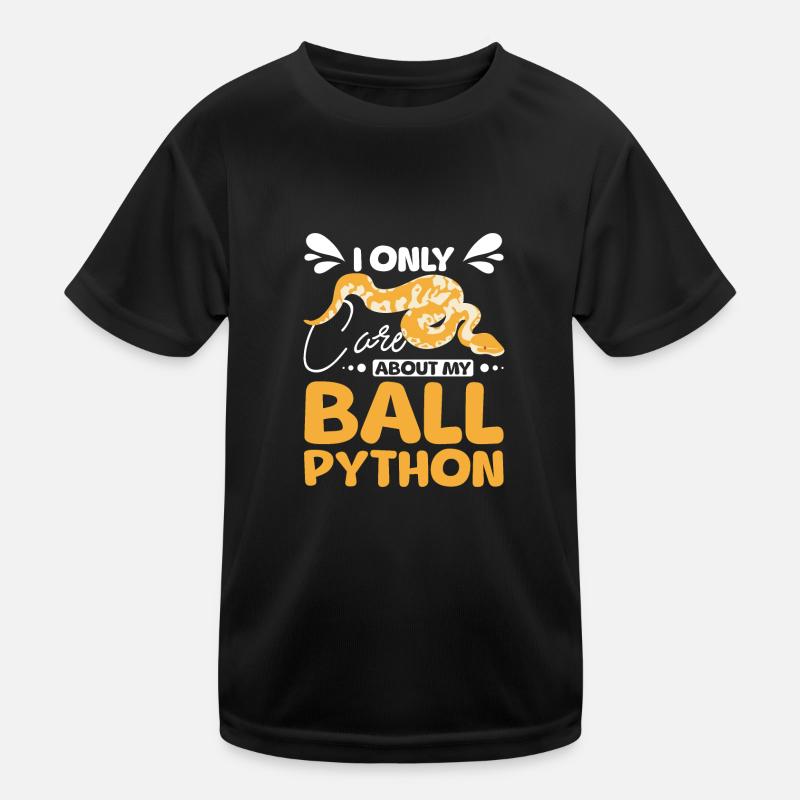 I only care about my ball python Kids Functional T-Shirt