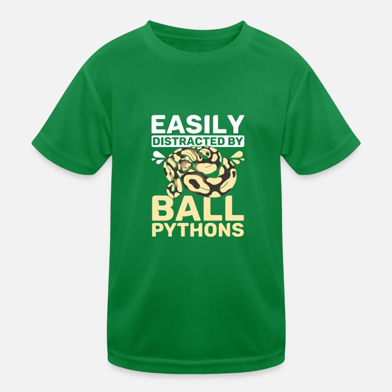 Facilement distrait par les pythons royaux T-shirt sport Enfant