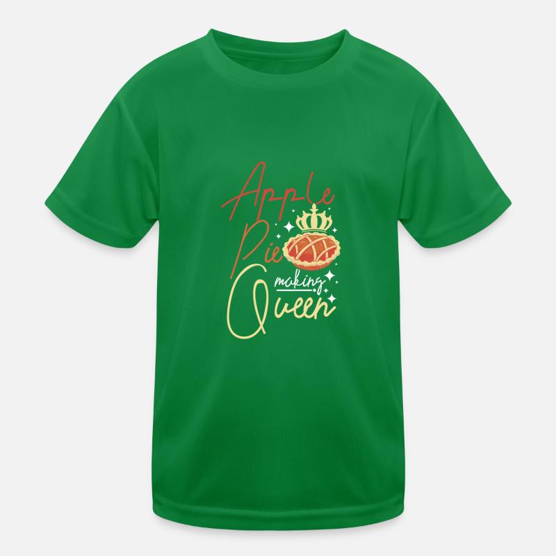 Apple pie making queen Kinder Funktions-T-Shirt