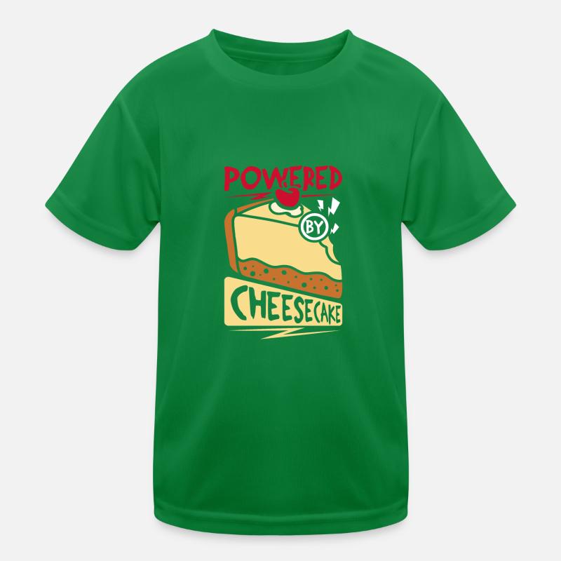 Powered by Cheesecake Kinder Funktions-T-Shirt