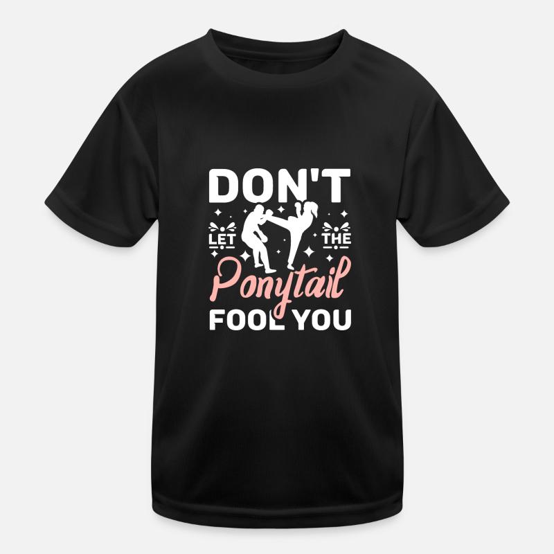 Ne vous laissez pas tromper par la queue de cheval T-shirt sport Enfant