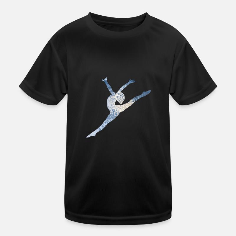 Ballett Sprung Kinder Funktions-T-Shirt