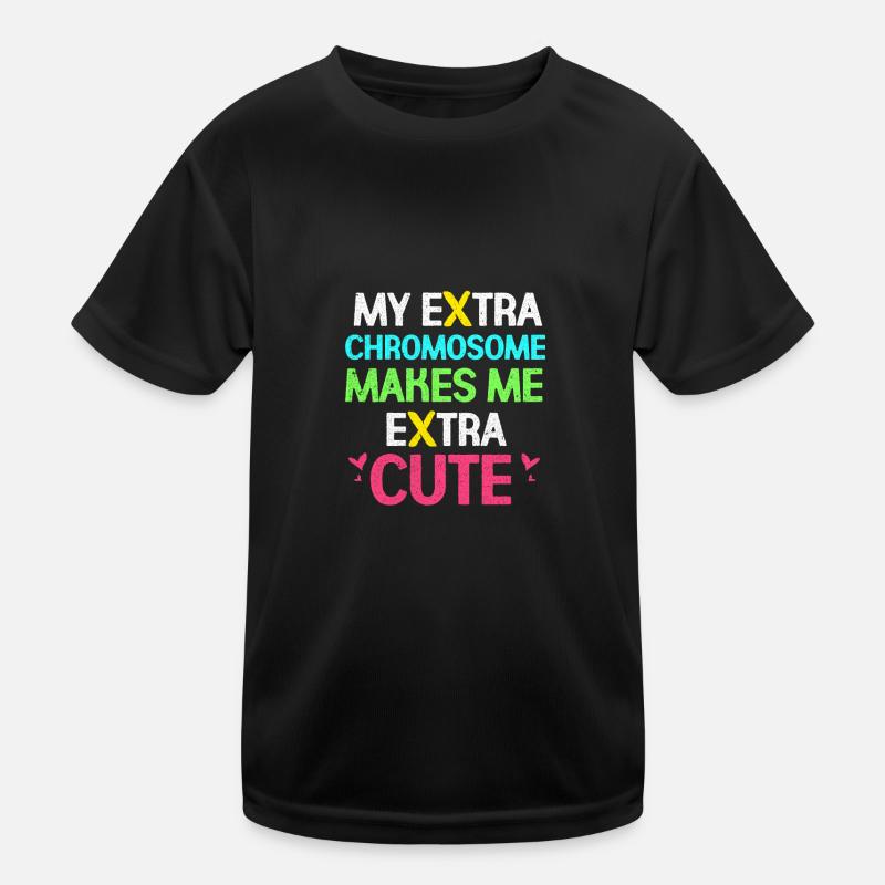 Down syndrome Kids Functional T-Shirt