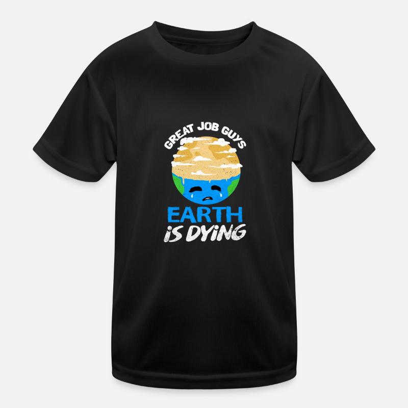 Tag der Erde Kinder Funktions-T-Shirt