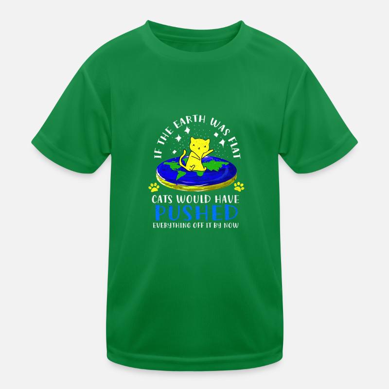 Flat Earth Kids Functional T-Shirt